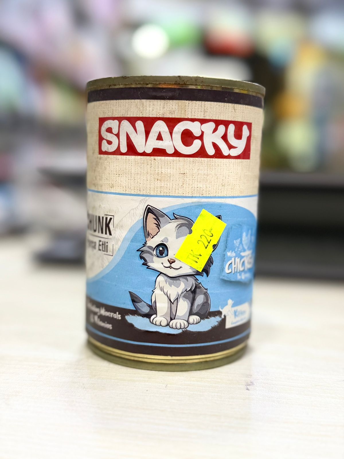 SNACKY Chunk Cat Food – 400gm Can