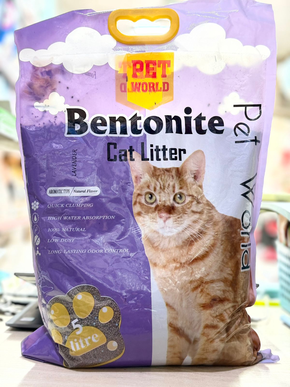 Pet World Bentonite Cat Litter 5L