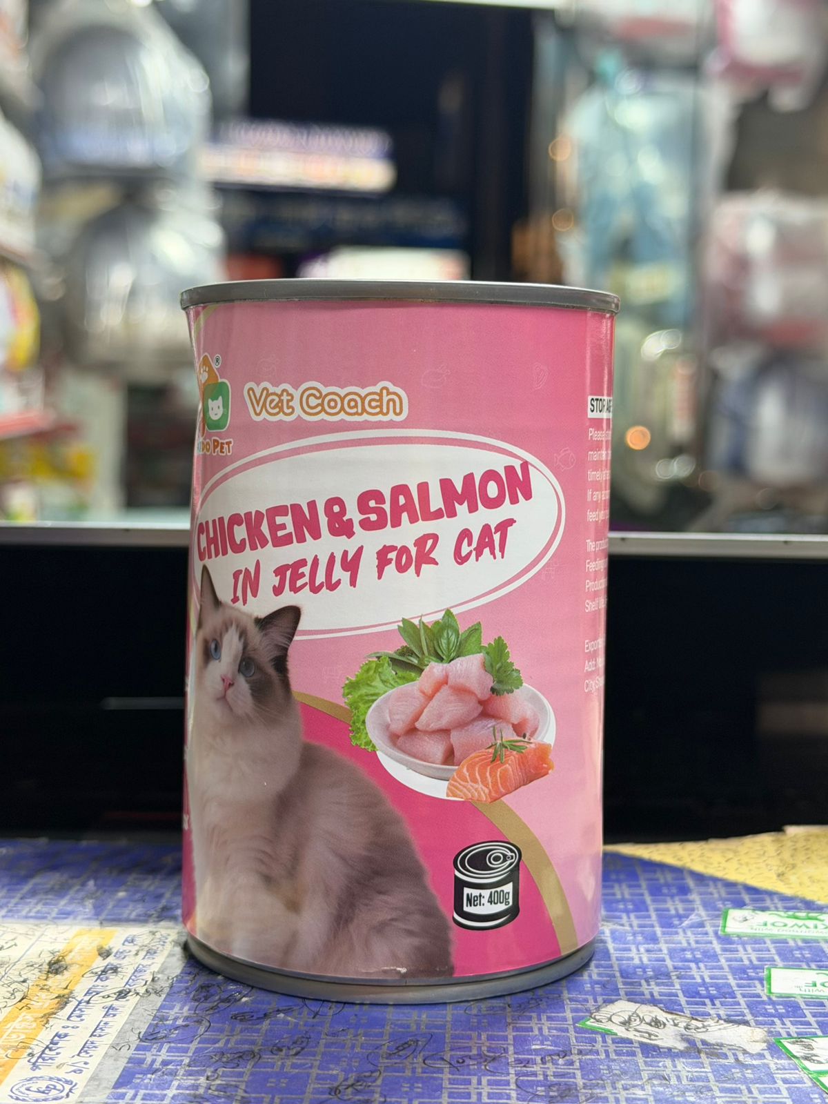 Taido Pet Cat Can Food Chicken & Salmon in Jelly 400gm