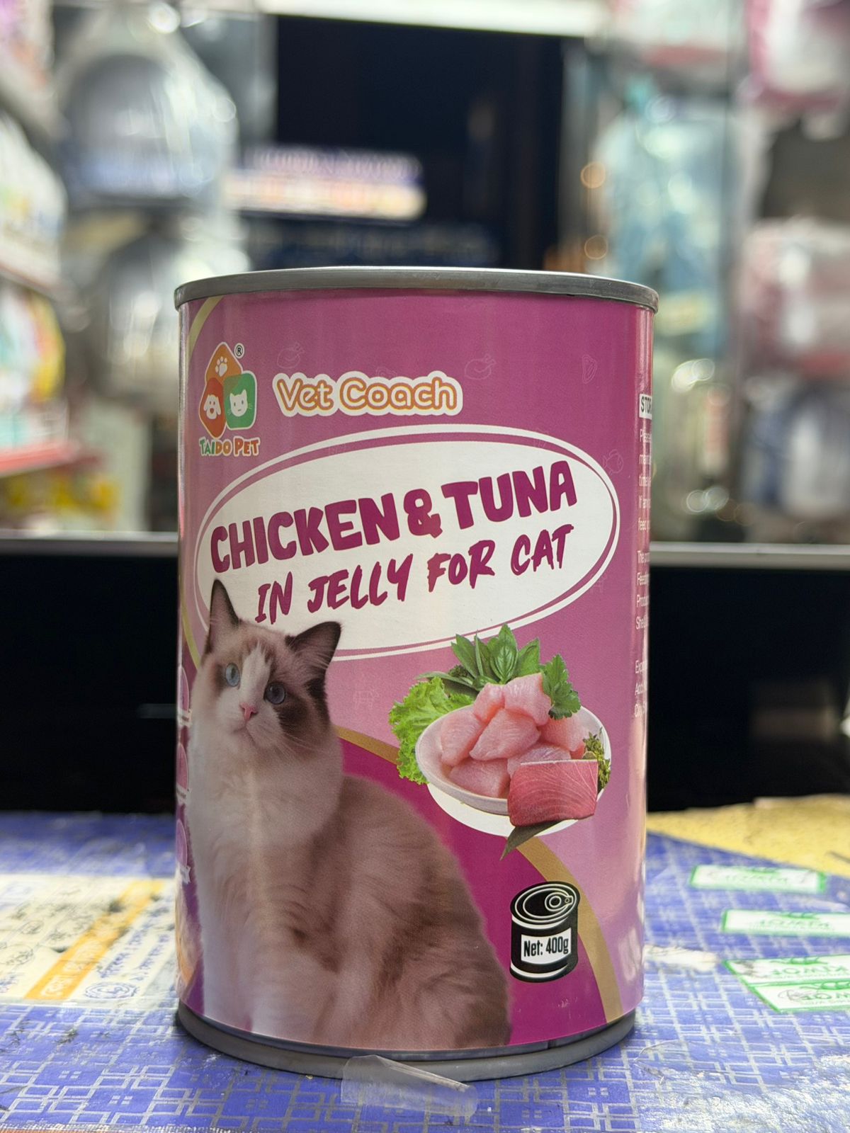 Taido Pet Cat Can Food Chicken & Tuna in Jelly 400gm